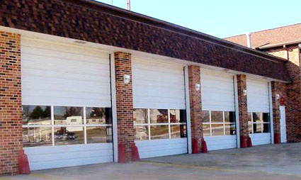commercial garage door firestation