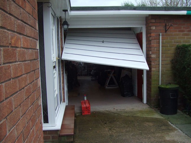 warped garage door